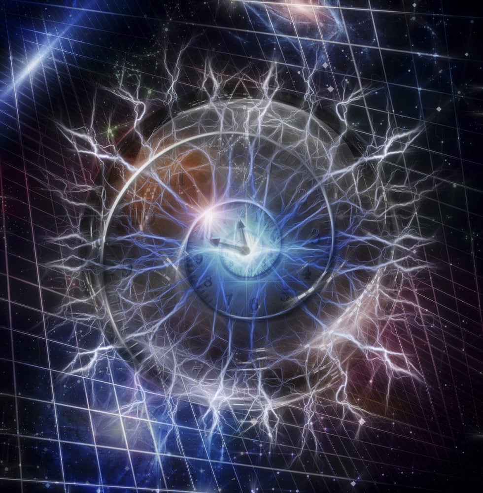 Spiral of Time Enclosed in Crystal Sphere Poster Print by Bruce Rolff