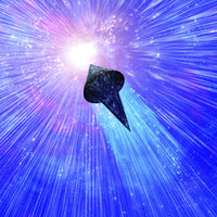 Vivid Scene Alien Ship Flies to the Stars Poster Print by Bruce Rolff