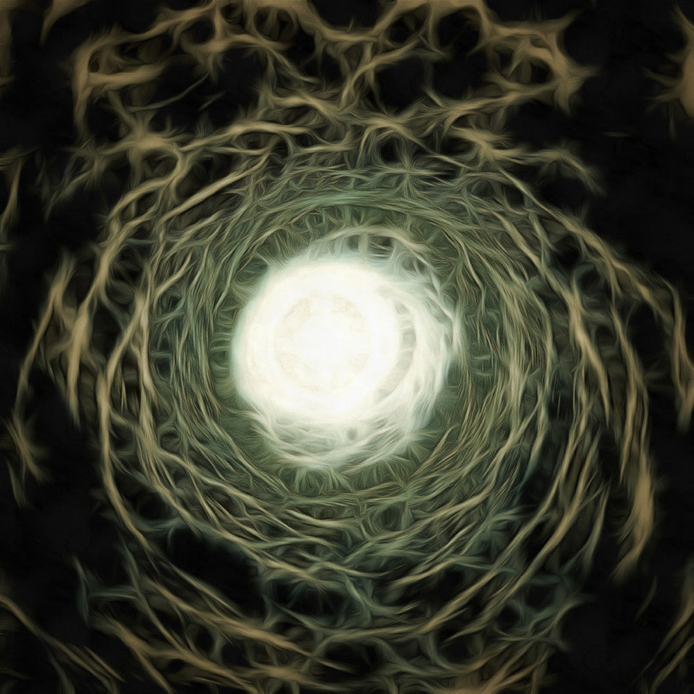 Surrealism Tunnel of Clouds Poster Print by Bruce Rolff