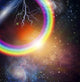 Electric Charges Leap in Space Poster Print by Bruce Rolff