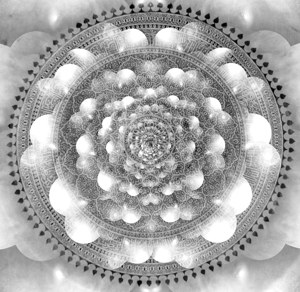 Mandala Multi-Layered Spaces Poster Print by Bruce Rolff showcasing intricate designs.