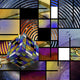 Modern Art Abstract Cube Poster Print by Bruce Rolff - Geometric design