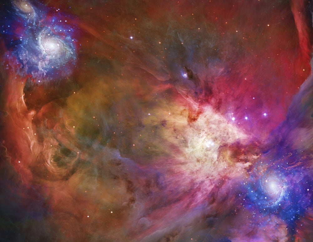 Galactic Space Poster Print by Bruce Rolff featuring a vibrant cosmic design.