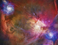 Galactic Space Poster Print by Bruce Rolff featuring a vibrant cosmic design.