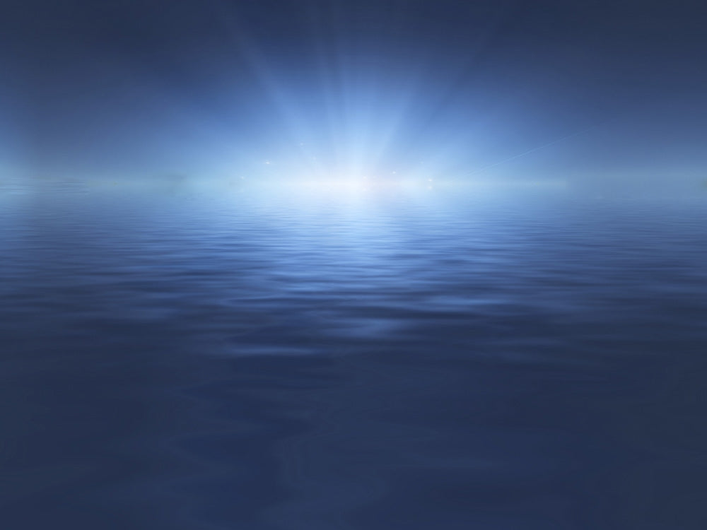 Abstract Horizon Glowing Light Poster Print by Bruce Rolff
