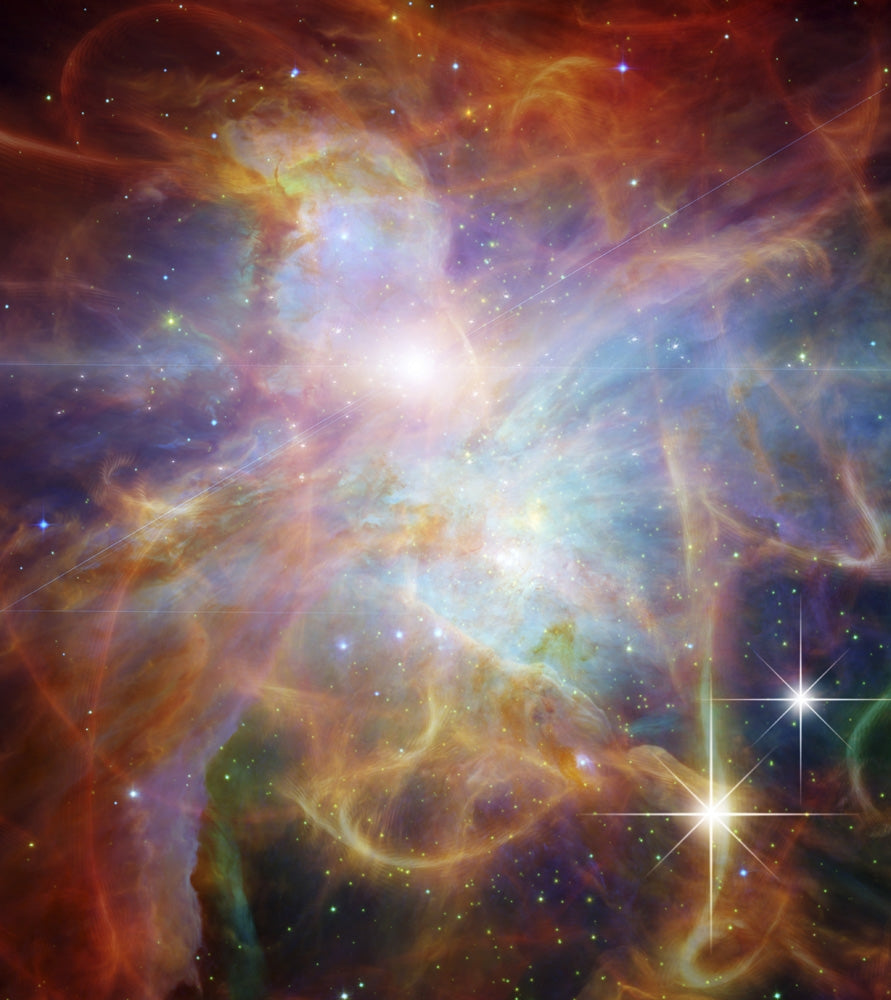 Vivid Abstract Galactic Space Poster Print by Bruce Rolff