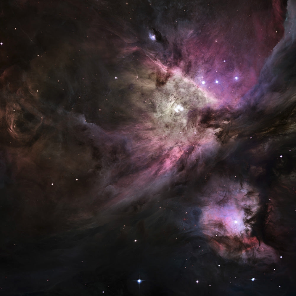 Galactic Space Poster Print featuring vibrant cosmic imagery by Bruce Rolff.