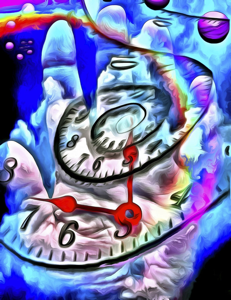Time Spiral and Human Hand Poster Print by Bruce Rolff | Stocktrek Images