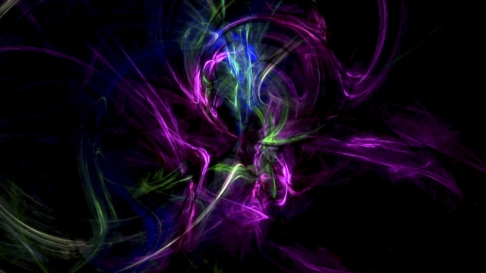 Abstract Pattern with Shining Swirls Poster Print by Bruce Rolff