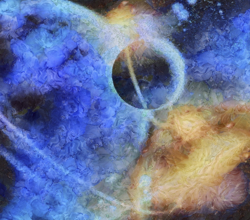 Exo-Solar Planet Oil Painting Poster Print by Bruce Rolff - Stunning cosmic artwork.