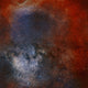 Young star-forming complex NGC 7822 poster print showcasing vibrant colors and celestial beauty.