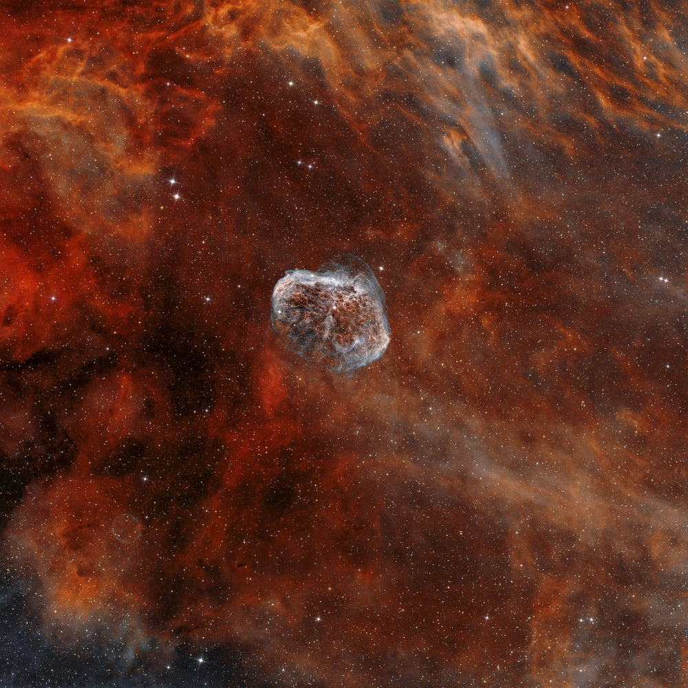 Crescent Nebula and Soap-Bubble Nebula Poster Print - NGC 6888