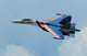 Sukhoi Su-27 Flanker Poster Print featuring the Russian Knights aerobatic team.