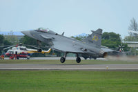 Saab JAS 39 Gripen C Royal Thai Air Force taking off poster print by Remo Guidi.