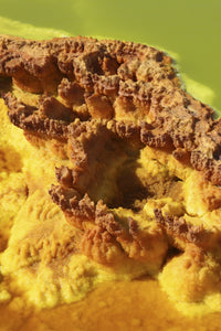 Dallol geothermal area poster print showcasing potassium salt deposits in Ethiopia.