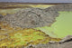 Dallol geothermal area potassium salt deposits poster print showcasing stunning natural formations.