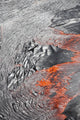 Lava flowing from Erta Ale volcano in Ethiopia poster print.