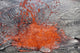 Lava bubble bursting through the crust of Erta Ale volcano in Ethiopia.
