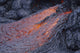 Close-up lava flow from Kilauea Volcano poster print.