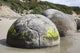 Moeraki Boulders Poster Print showcasing unique geological formations on Koekohe Beach, New Zealand.