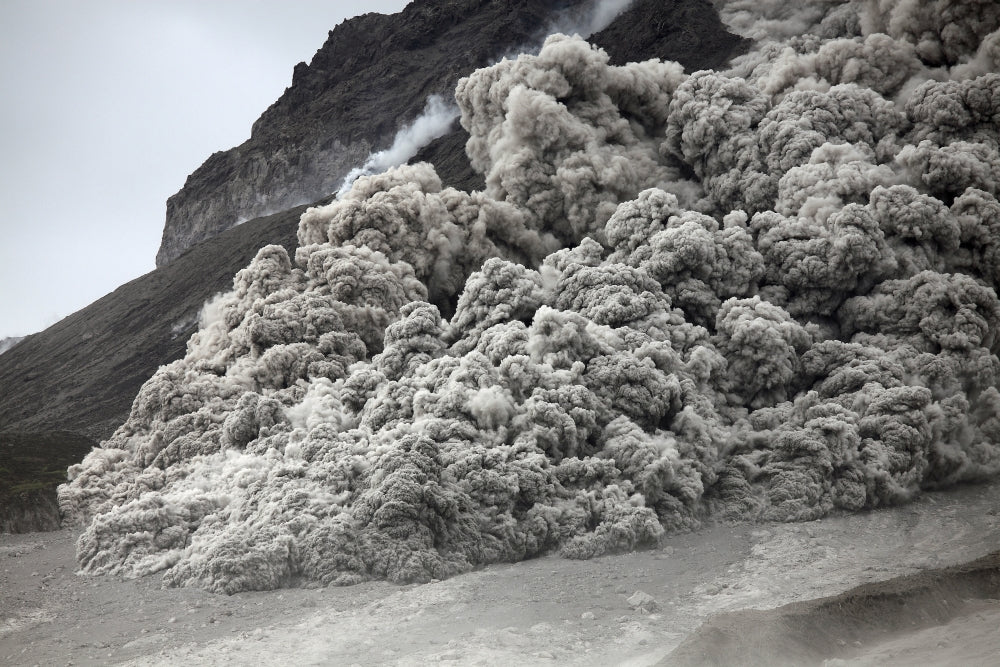 Soufriere Hills Volcano pyroclastic flow poster print