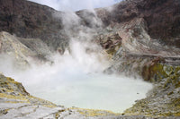 November 2007 Acidic Crater Lake Poster Print - White Island Volcano, New Zealand