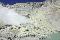 Acidic Crater Lake at Kawah Ijen Volcano Poster Print