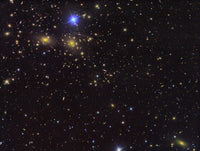 Deep Field of Galaxies in Coma Berenices Poster Print by Reinhold Wittich