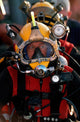 US Navy Officer in MK-21 Mod One Diving Helmet Poster Print