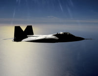 Over California F/A-22 Raptor Training Mission Poster Print