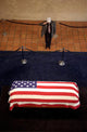 A mourner pays respects to Ronald Reagan poster print.
