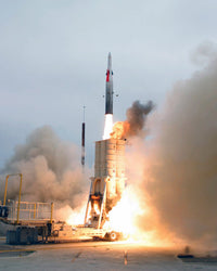 An Arrow Anti-Ballistic Missile Launch Poster Print by Stocktrek Images