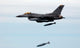 F-16 Fighting Falcon poster print showcasing aerial combat action.