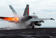 F/A-18C Hornet launching from USS Enterprise poster print.