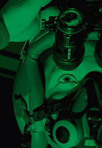 Captain Testing Night Vision Goggles Poster Print by Stocktrek Images