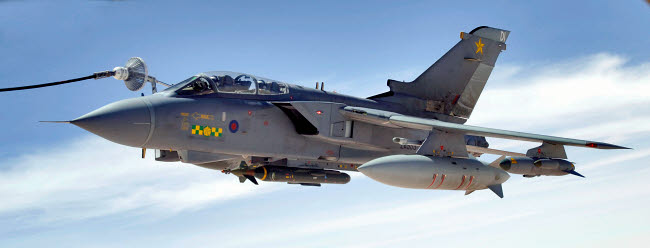 RAF Tornado GR-4 fueling from a KC-135 Stratotanker poster print
