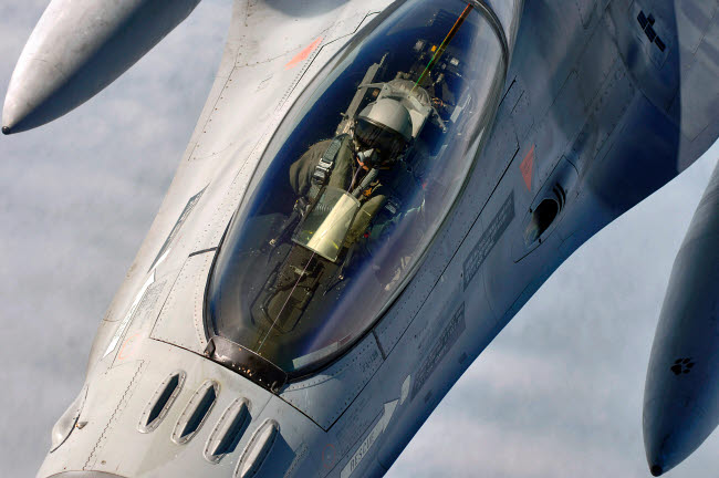 Belgian F-16 Fighting Falcon Poster Print showcasing military aviation