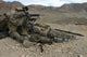 Marine rifleman providing security at Marine Corps Air-Ground Combat Center Twentynine Palms Poster Print