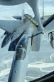F-15 Eagle receiving fuel from KC-135 Stratotanker poster print.