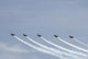 Blue Angels aerial demonstrations poster print showcasing flight precision.