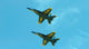 The Blue Angels performing aerial demonstrations during an air show