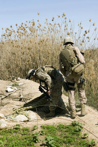 March 9, 2007 Marines Searching for Weapons Caches in Iraq Poster Print
