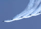 Blue Angels performing a line abreast loop during an air show poster print.
