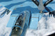 KC-135 Stratotanker in-flight refueling an F-15 Eagle poster print