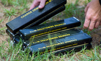 Blocks of Military High-Explosives Poster Print showcasing military engineering and might.