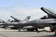 F-16 Fighting Falcons training mission poster print showcasing military jets.