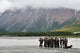 Navy SEALs prepare to cross Phelan Creek poster print