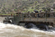 US Army soldiers fording the Pech River in Afghanistan poster print
