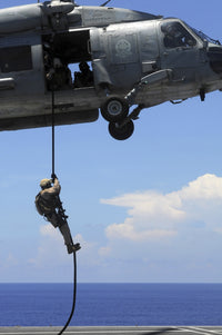 Explosive Ordnance Disposal Technician Fast Roping Print