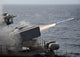 RIM-7 Sea Sparrow missile launch from USS George HW Bush poster print